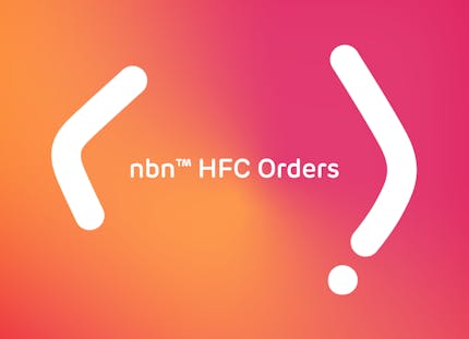 Southern Phone logo with custom text saying nbn HFC orders
