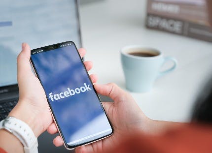 Facebook on phone