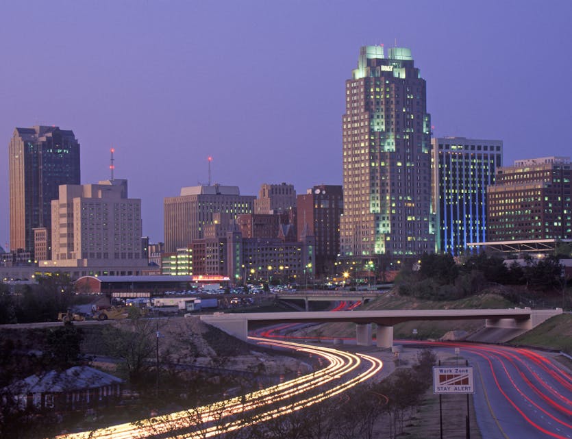 Raleigh, North Carolina city skyline