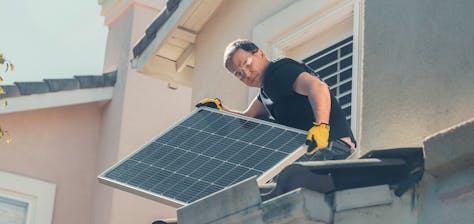 solar panel installation