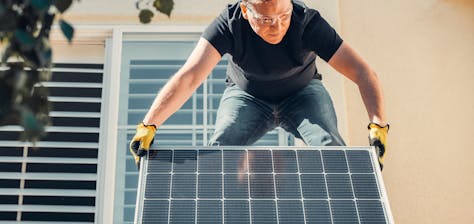 solar panel installation