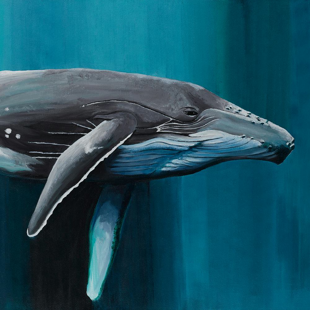 Floating Alone (Print)