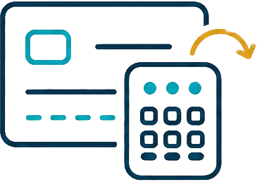 Debit pin icon