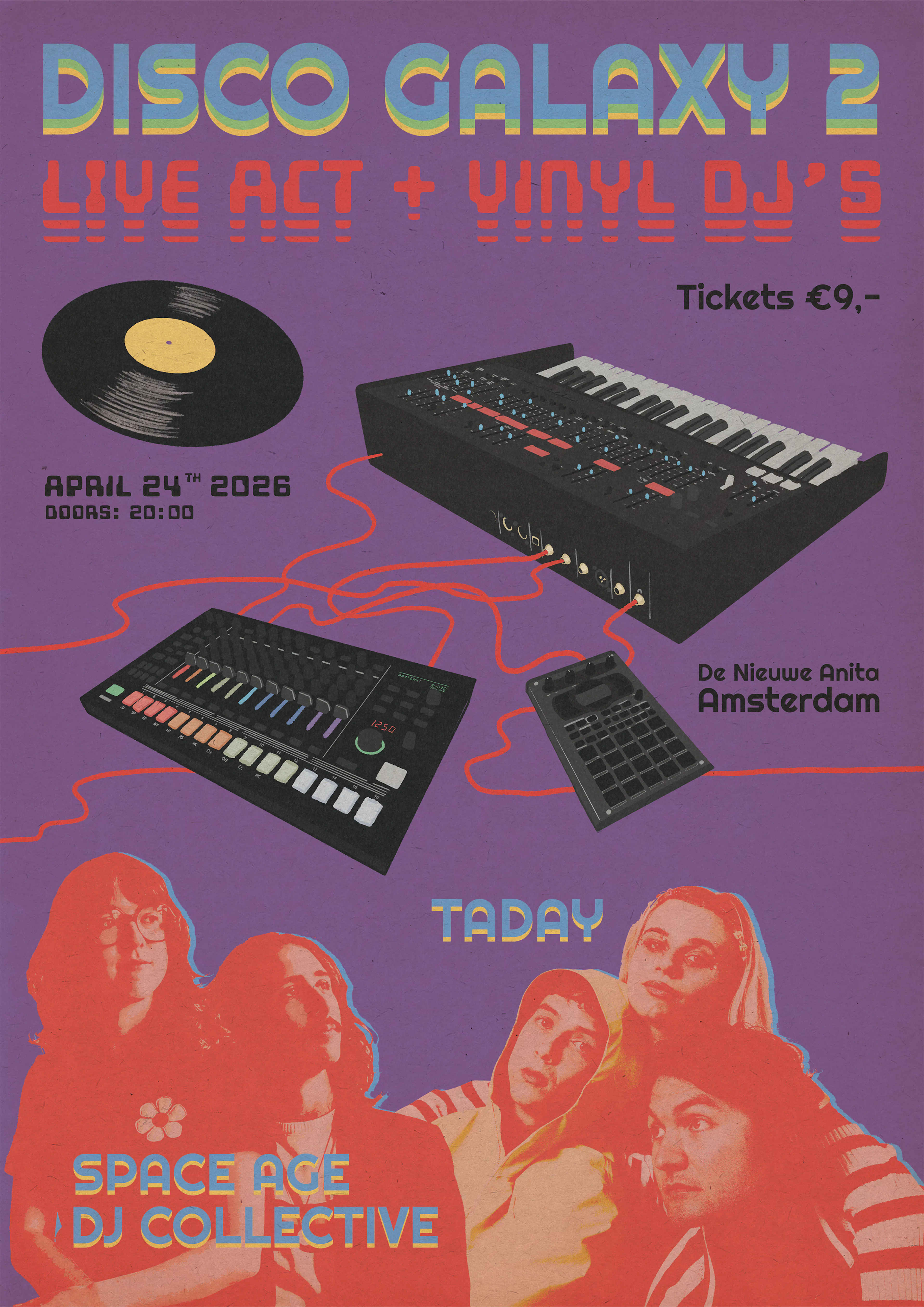 Disco Galaxy #2 at De Nieuwe Anita Amsterdam