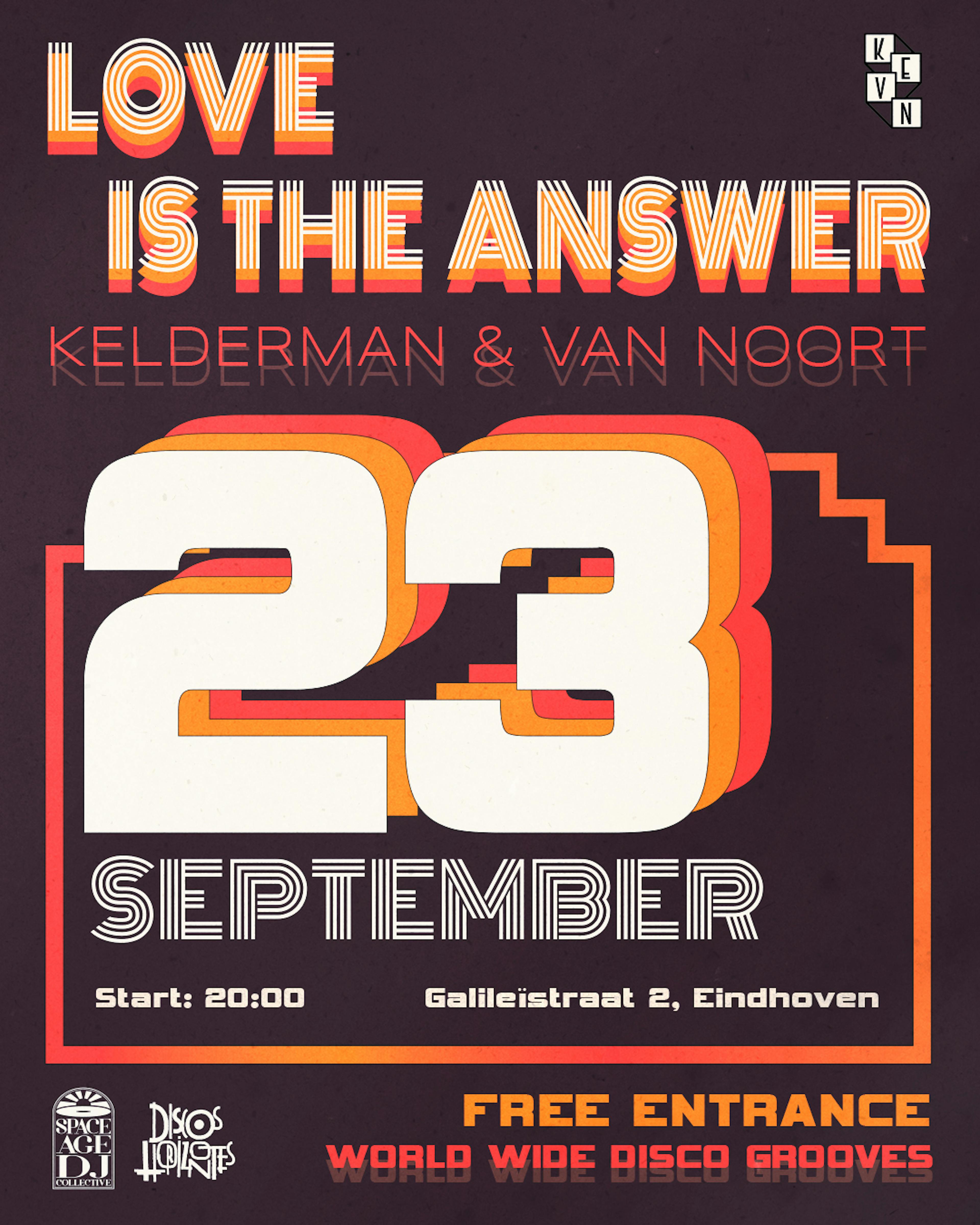 Love is the answer at KEVN Eindhoven