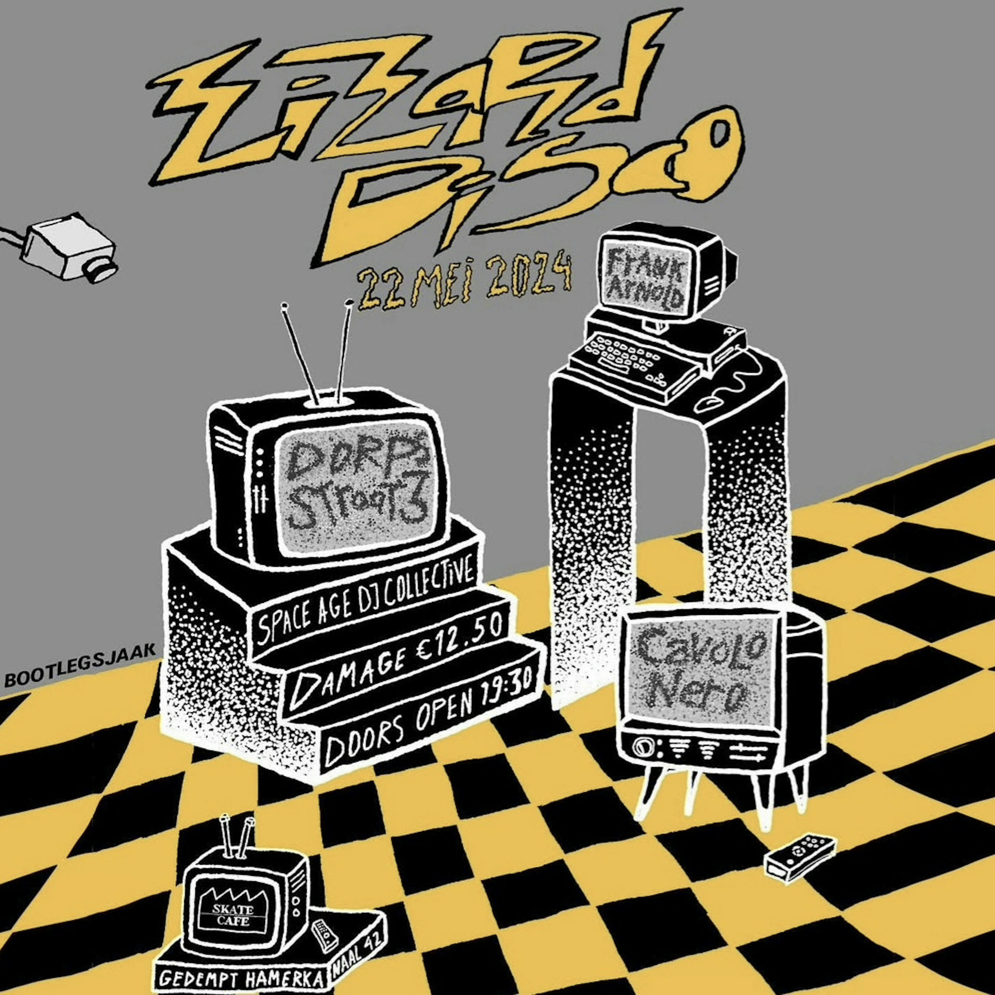 Lizard Disco at Skatecafé Amsterdam