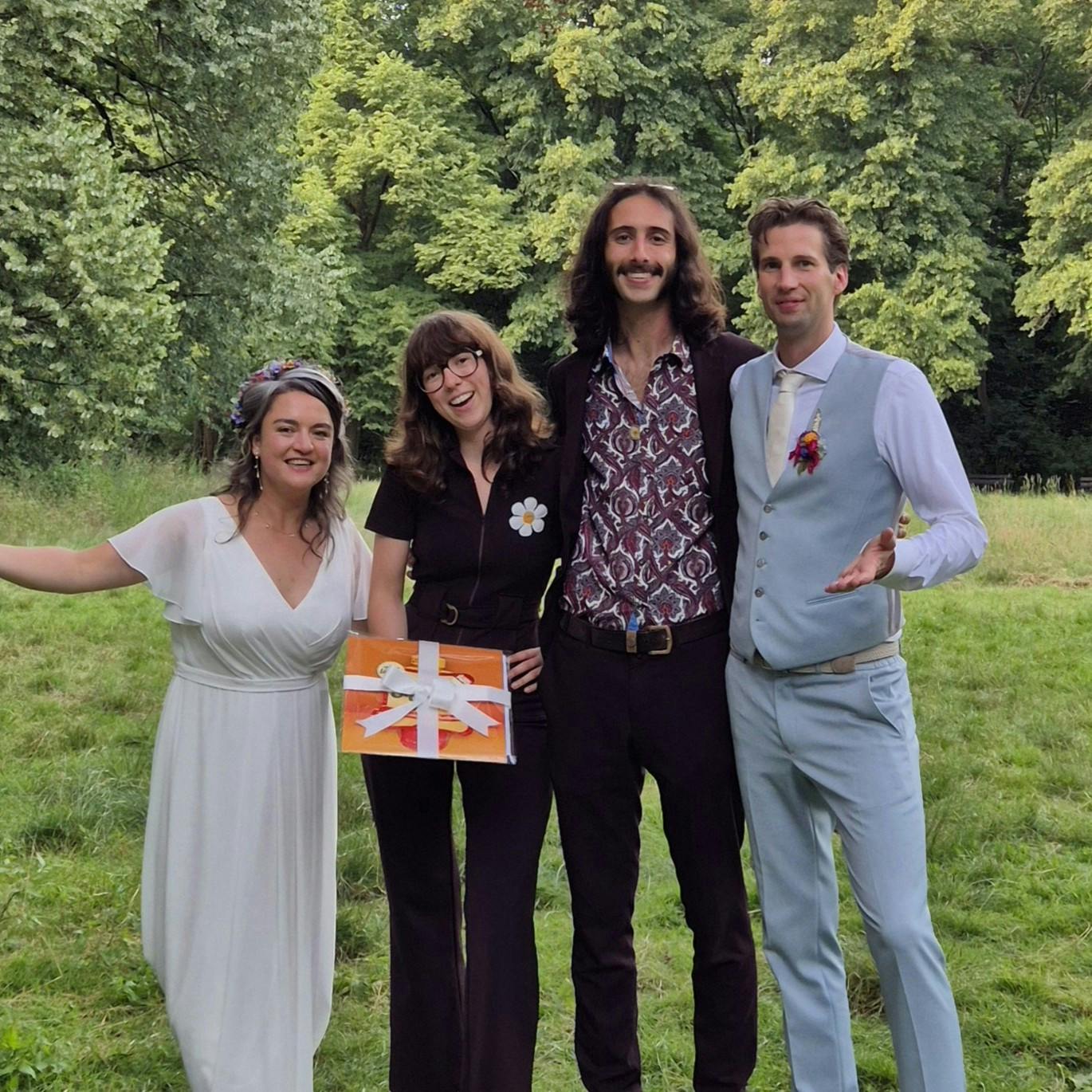 DJ'ing at the wedding party of Pricilla & Geert