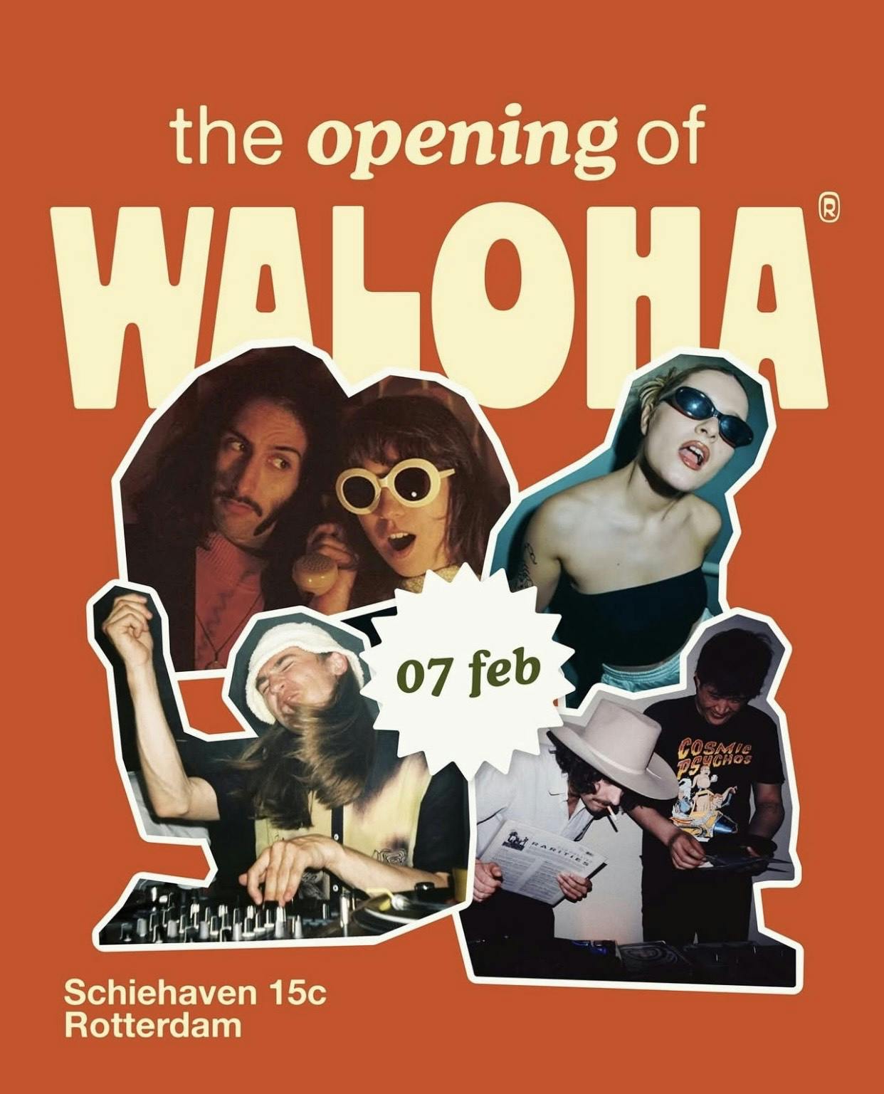 Openingsparty of Waloha, Rotterdam