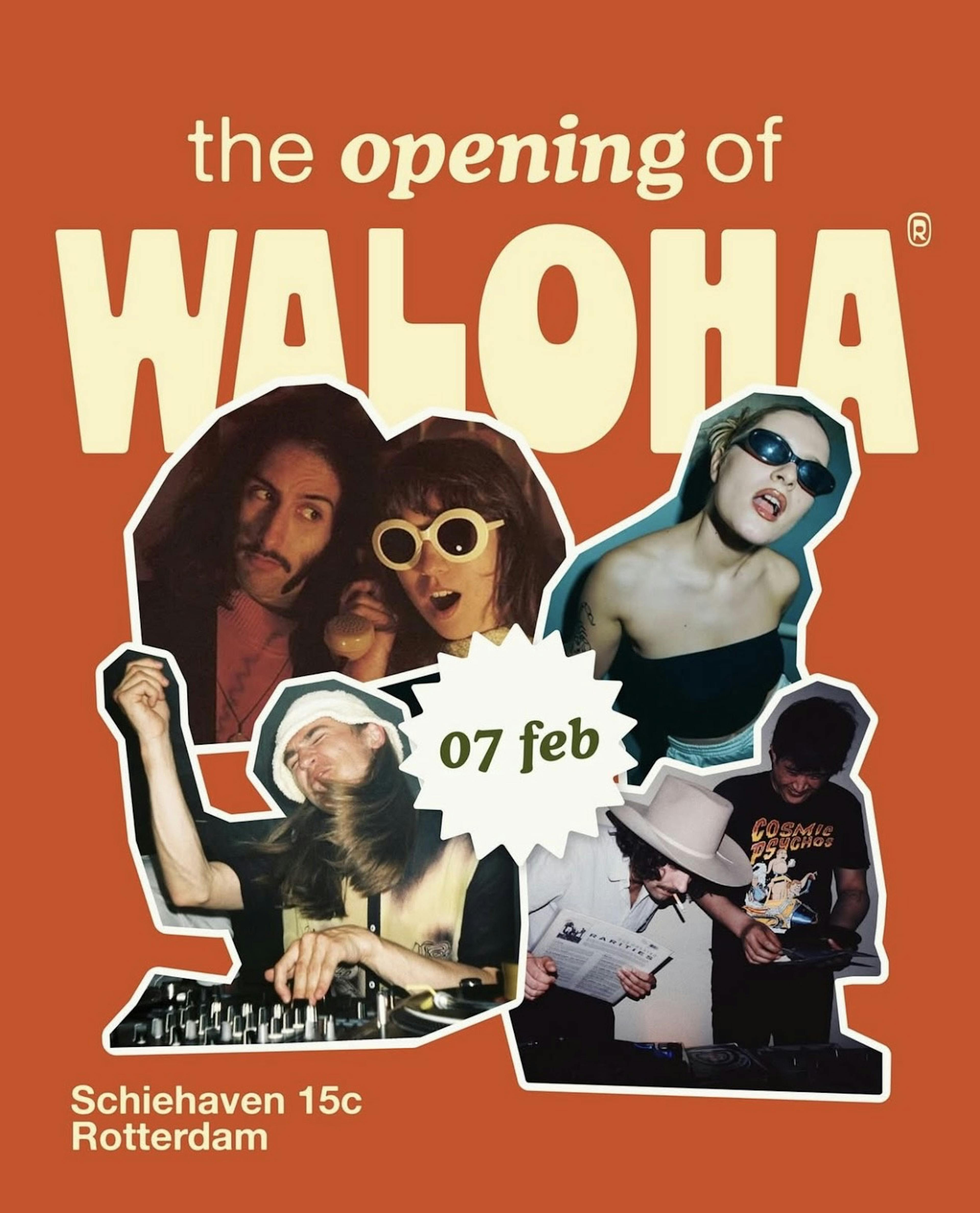 Openingsparty of Waloha, Rotterdam