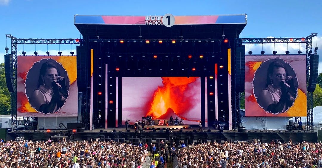bbc big weekend stage jess glynne performance