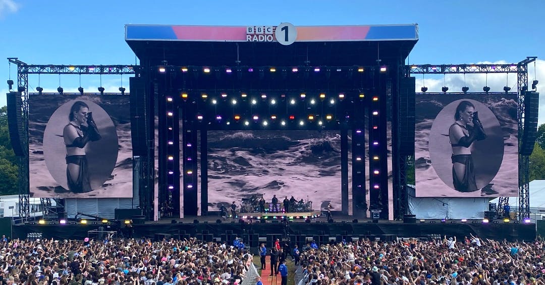 bbc big weekend stage jess glynne performance