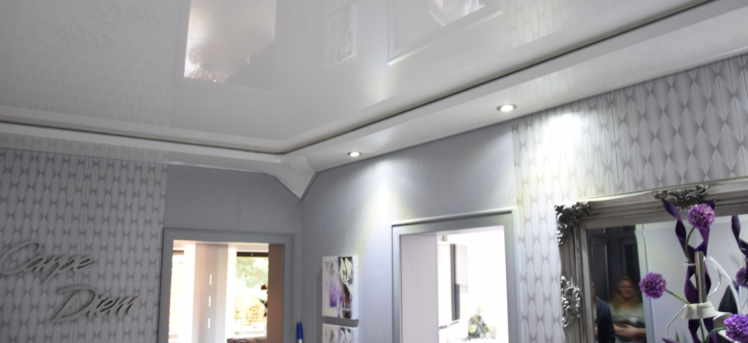 Lackspanndecke in einem Zimmer -  Raumdecken - Spanndecken Markowski GmbH