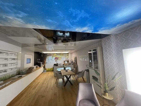 Ausstellungsraum für Motivdecken - Ausstellung - Spanndecken Markowski GmbH