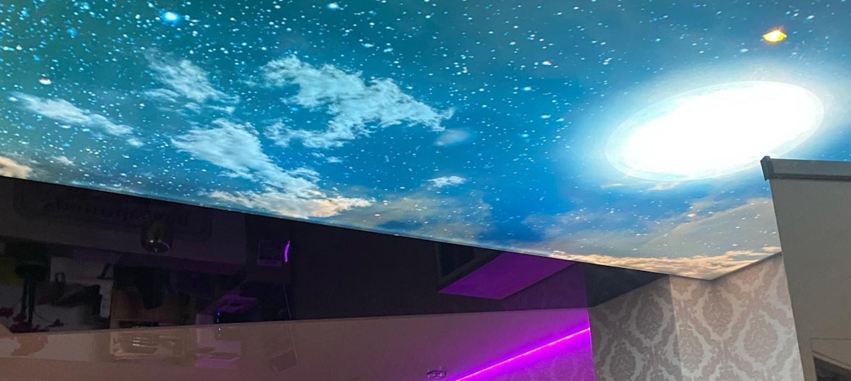 Ausstellung Motivdecke - Spanndecken Markowski