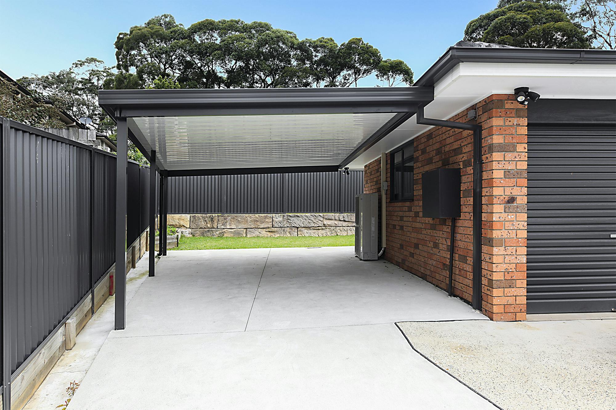 Sleek Skillion Carport – Dural
