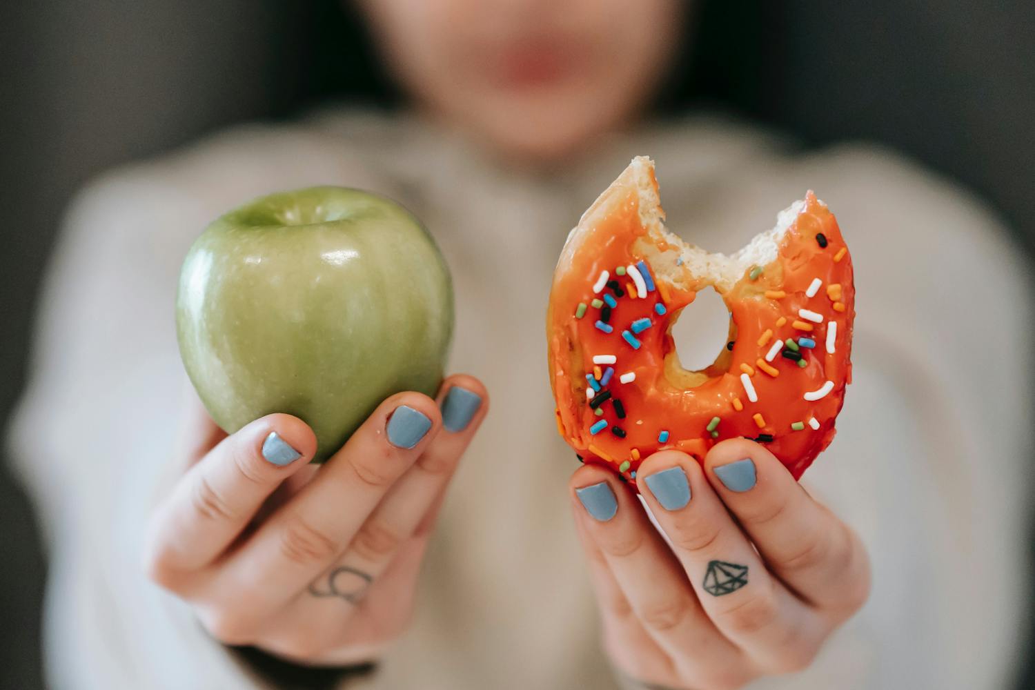 Fast food vs healthy food