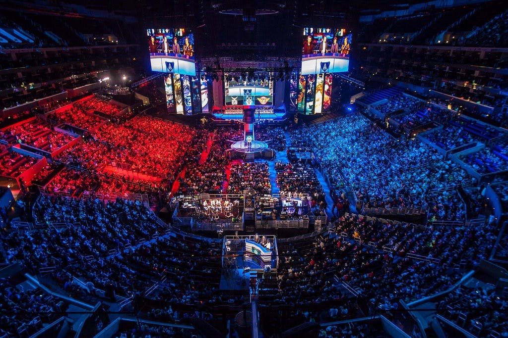 Picture of a gaming arena.