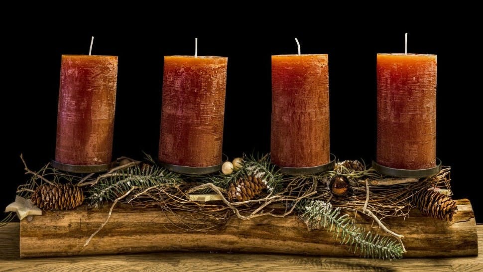 Schlichter Adventskranz produkt bild