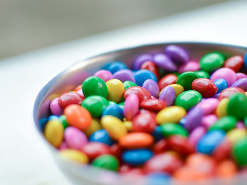 M&Ms in der Schale