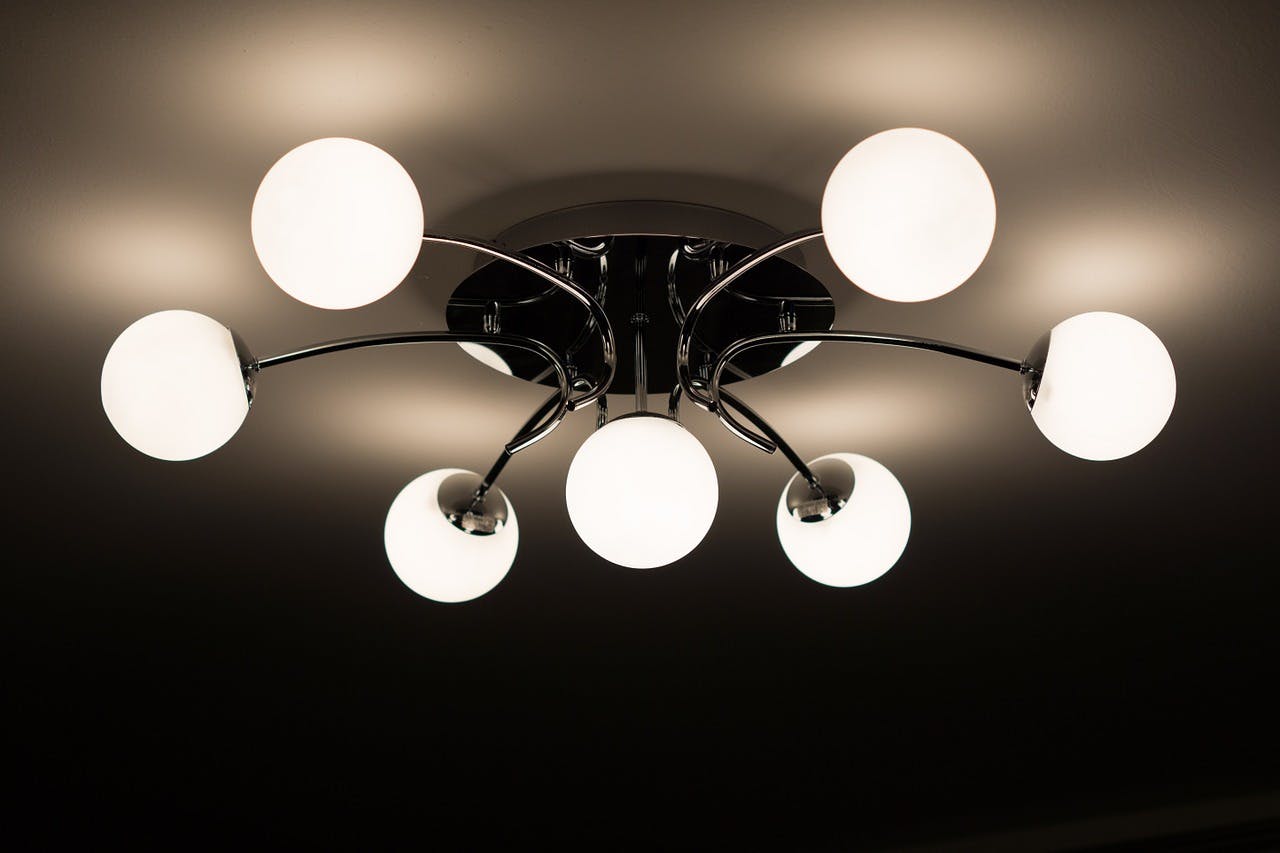 Lampenwelt_Deckenleuchte Deckenlampe mit 7 Leuchten