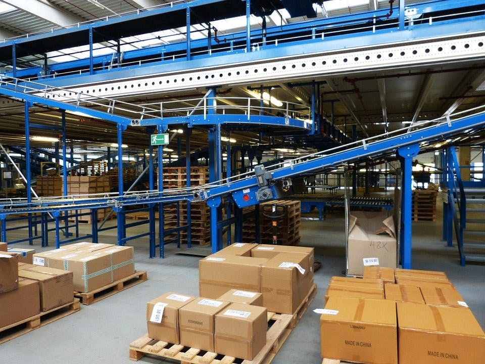 Amazon-Versand Paketzentrum