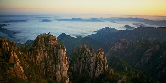 Nachhaltiges Reisen Wanderung Gelbe Berge
