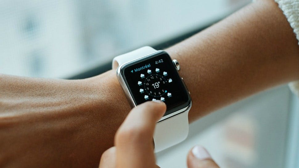 Smartwatch für sportliche und moderne Menschen produkt bild