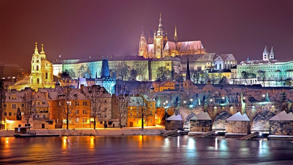 Prag im Winter produkt bild