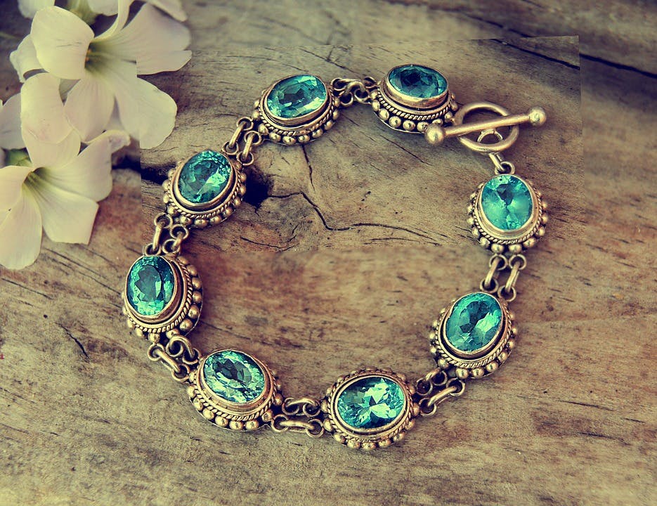 Bader Schmuck Schmuckarmband mit Steinen