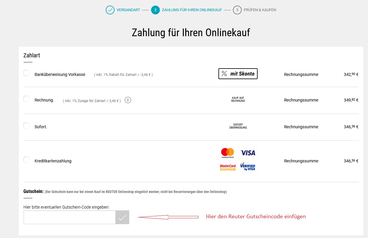 179,90€ Reuter Gutscheincode & 10€ Rabatt im März 2024