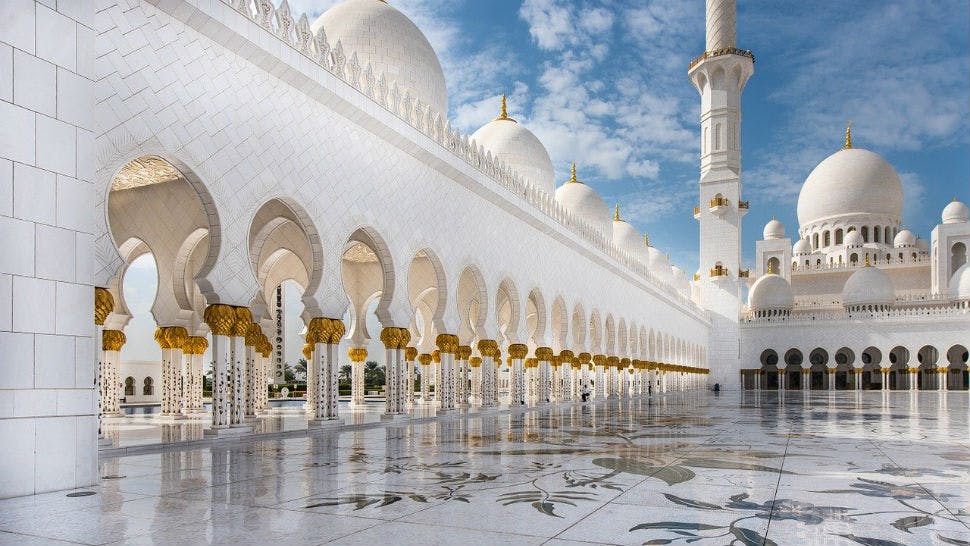 Moschee Abu Dhabi Reiseziel Abu Dhabi