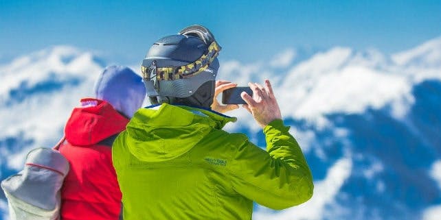 Ski Gadgets Ski Gadget Panorama fotografieren