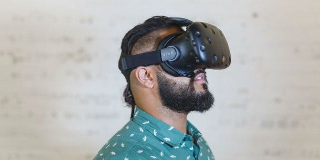 HTC Vive VR Brille Virtual Reality Brillen Test