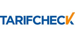 Tarifcheck Logo Blauer Tarifcheck Schriftzug auf weißem Hintergrund