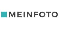 meinfoto.de Logo schwarze Schrift "meinfoto" auf weißem Hintergrund