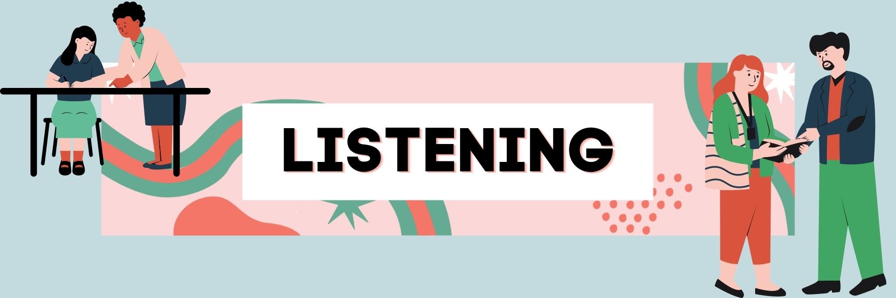 Listening est l'un des exercices les plus difficiles, car elle nécessite toute la concentration possible pour comprendre ce qu'un tiers nous dit en anglais.