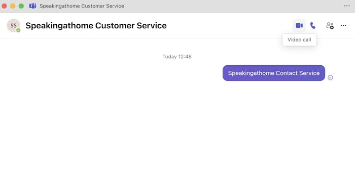 Come avviare una chiamata dalla chat in Microsoft Teams