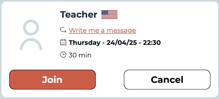 How to join Speakingathome lessons