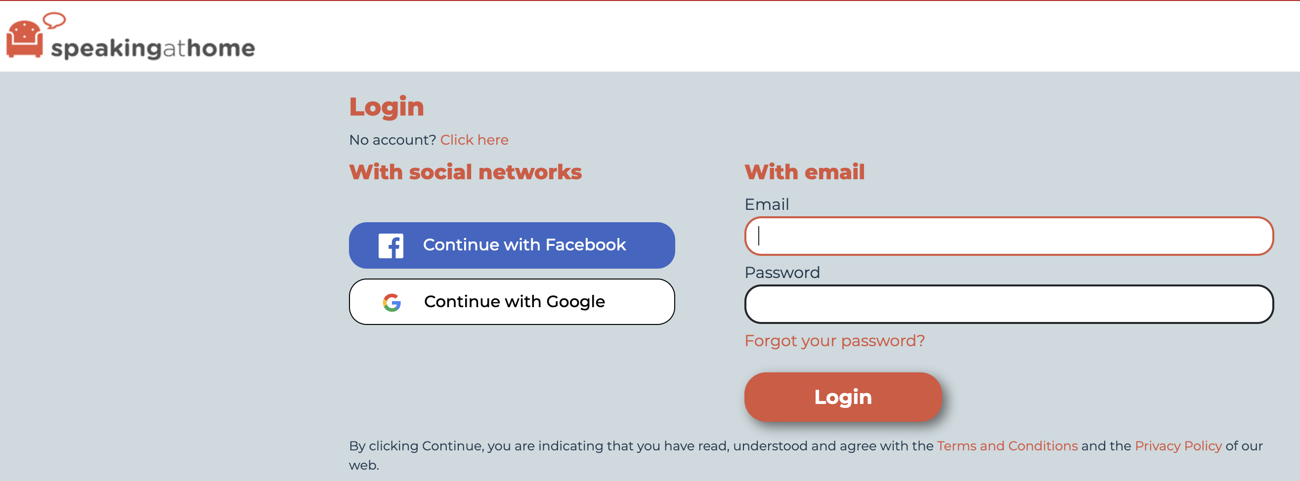 Create your business account