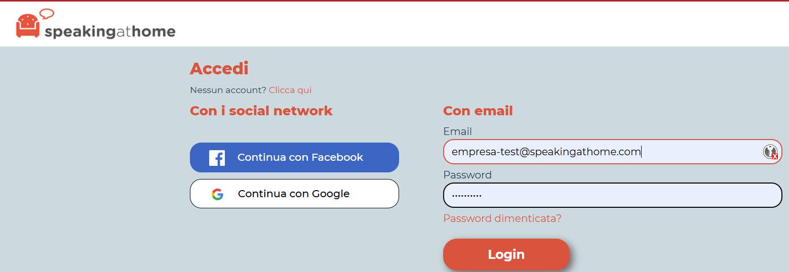 Configura il tuo Account Business