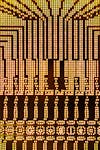 Google Quantum Computer Chip / Goleta / California / 2017