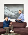 Ed Ruscha, Artist & Owen Wilson, Actor / Los Angeles / California / 2013