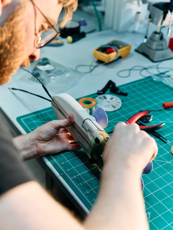 Assembling a Whale Tag Used for Deciphering Whale Speech / Harvard Science and Engineering Complex (SEC) / Cambridge / Massachusetts / 2024