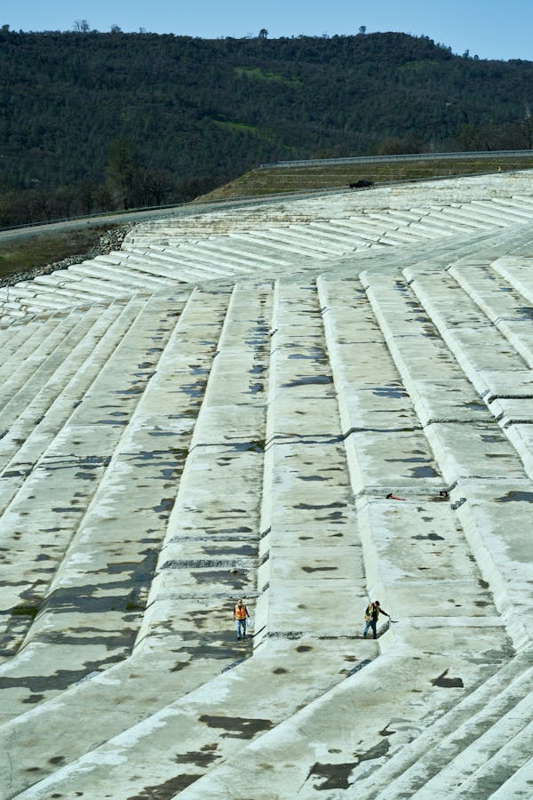Oroville Dam Emergency Spillway / Oroville / California / 2023
