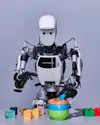 Apollo Humanoid Robot Sorting Shapes / Apptronik / Austin / Texas / 2025