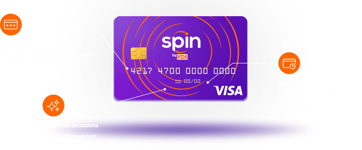 Tarjeta Spin by Oxxo