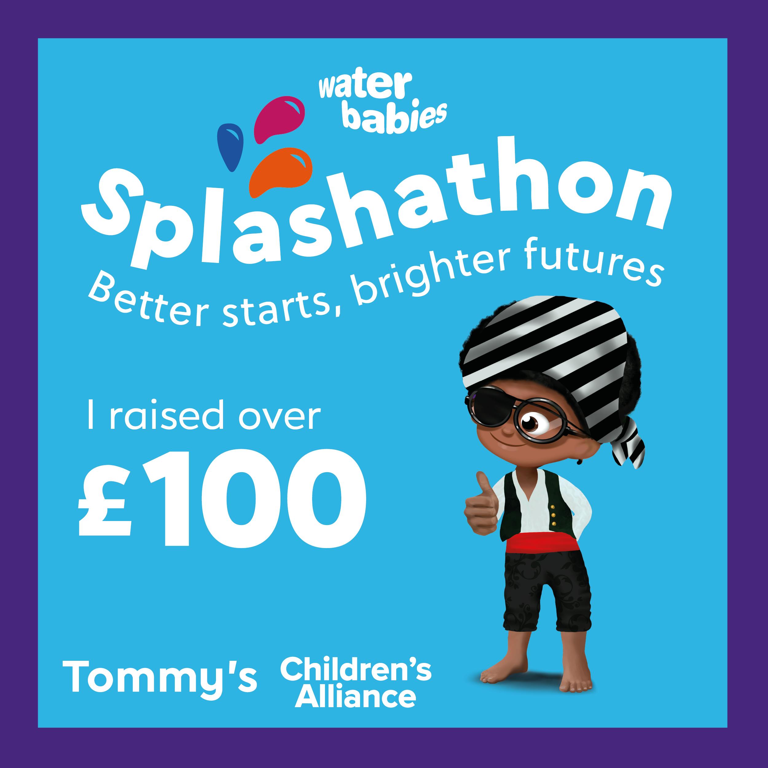 I raised over £100