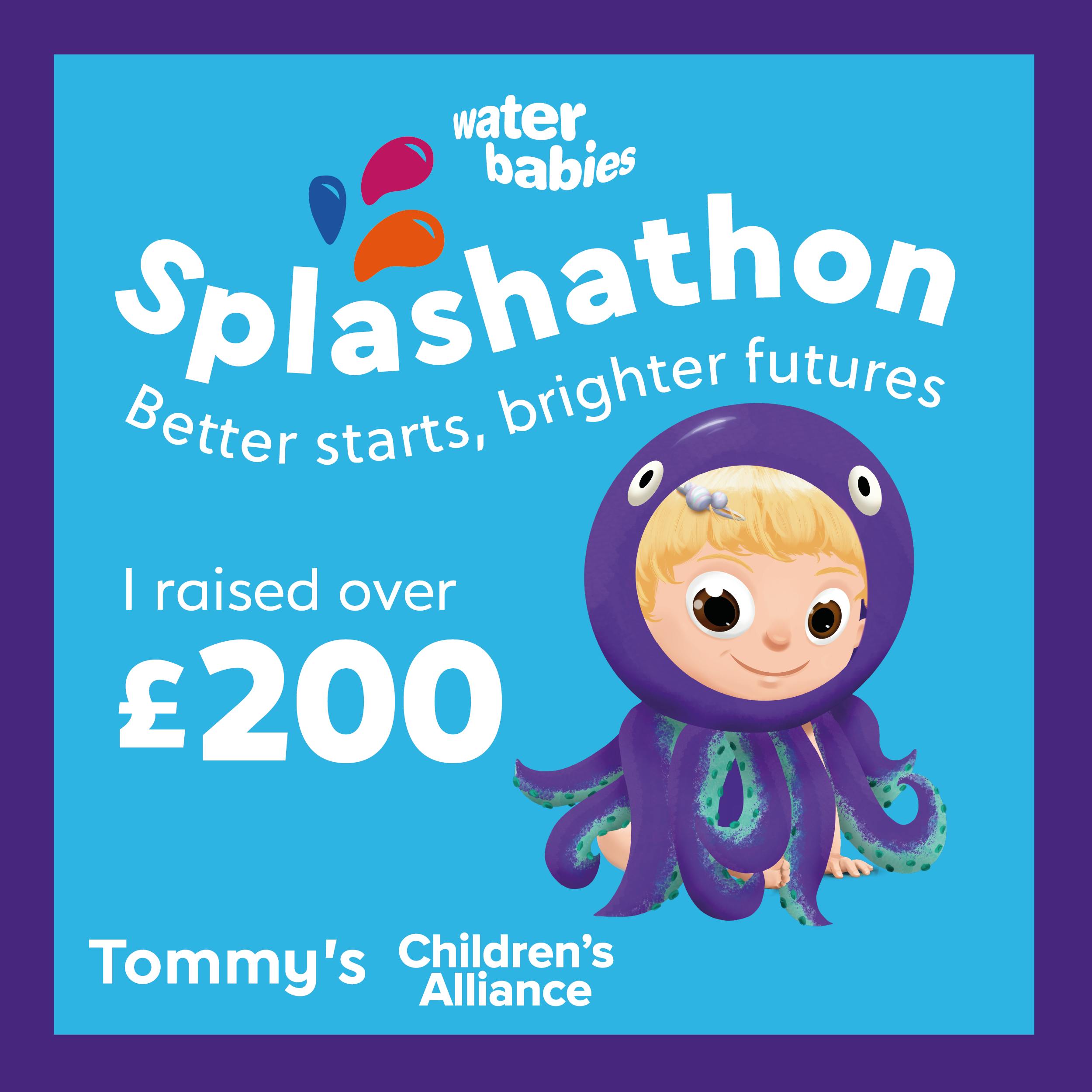 I raised over £200
