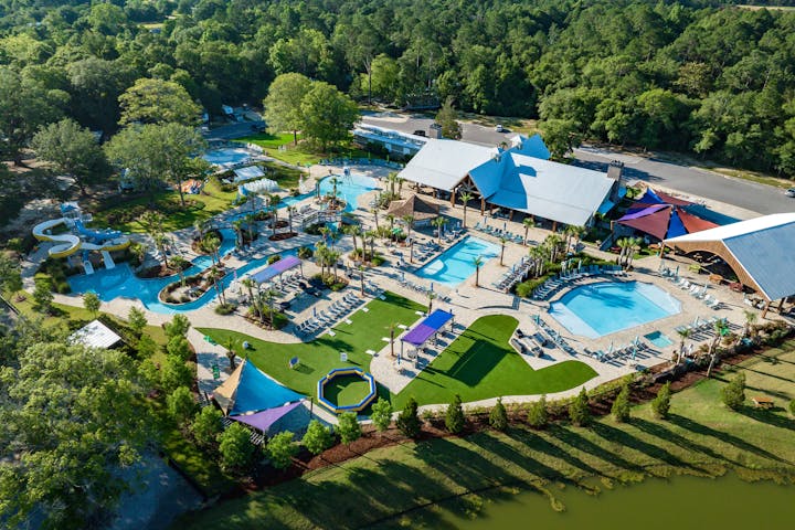Arial Shot of Splash RV Resort