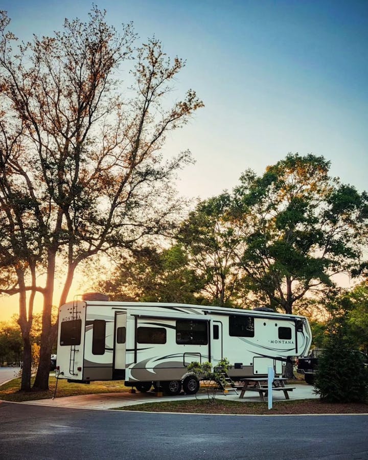 RV at Large Spot at Splash RV Resort